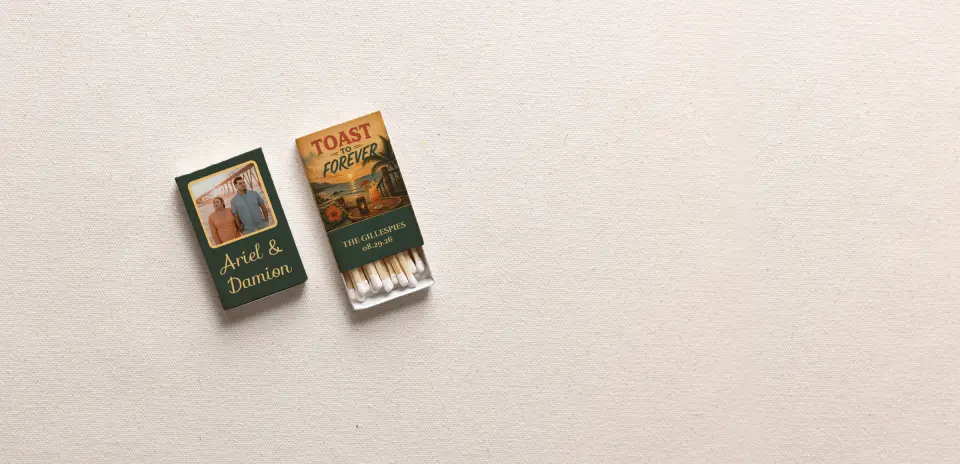 Personalized Matchboxes Spine