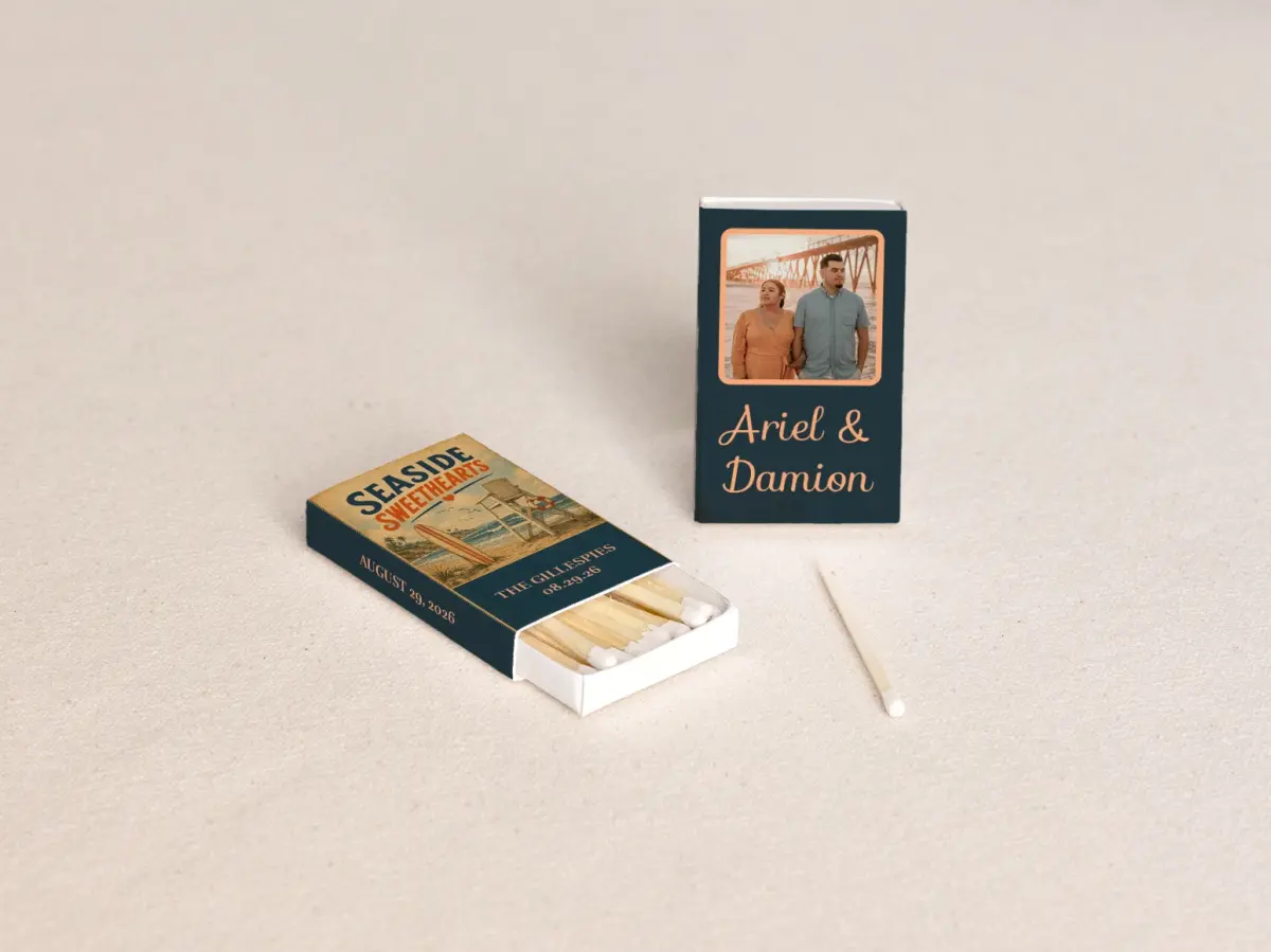 Personalized Matchboxes Front
