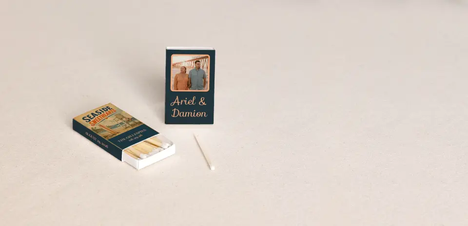 Personalized Matchboxes Front