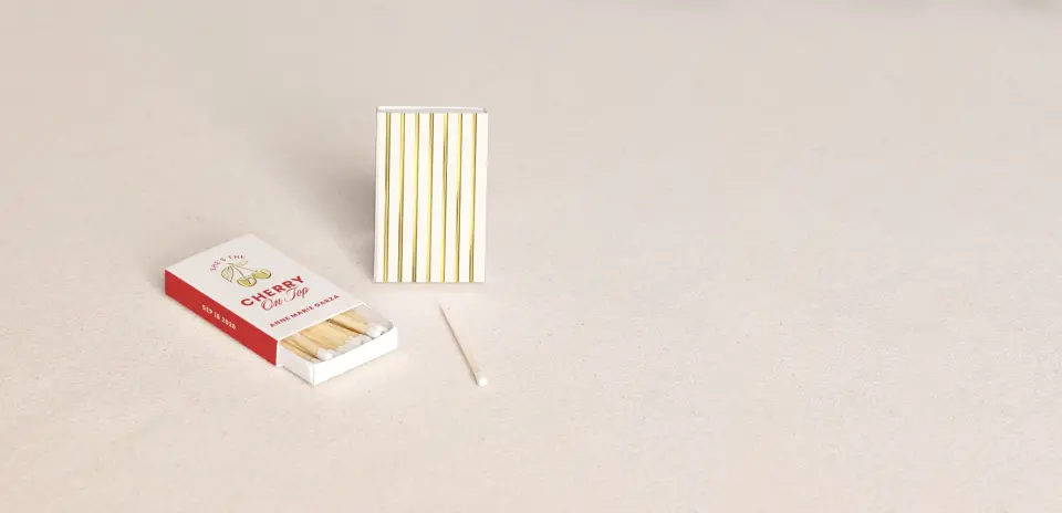 Personalized Matchboxes Front
