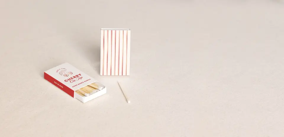Personalized Matchboxes Front