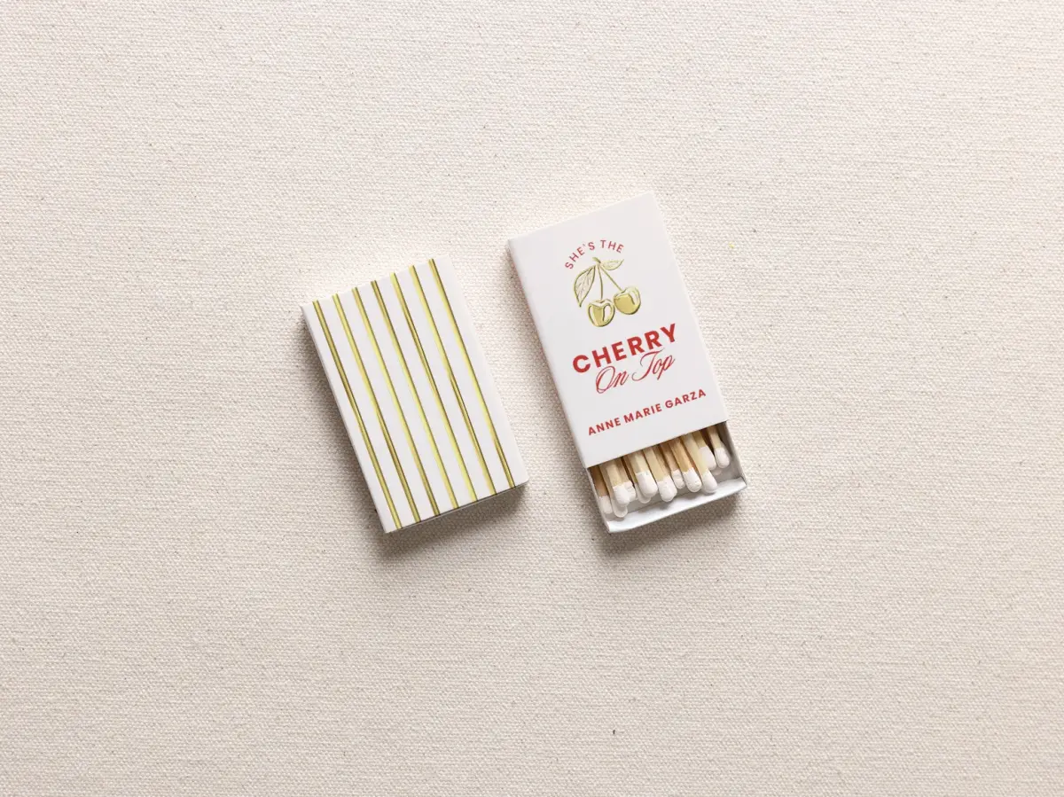 Personalized Matchboxes Spine