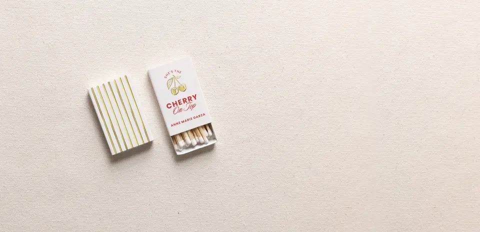 Personalized Matchboxes Spine