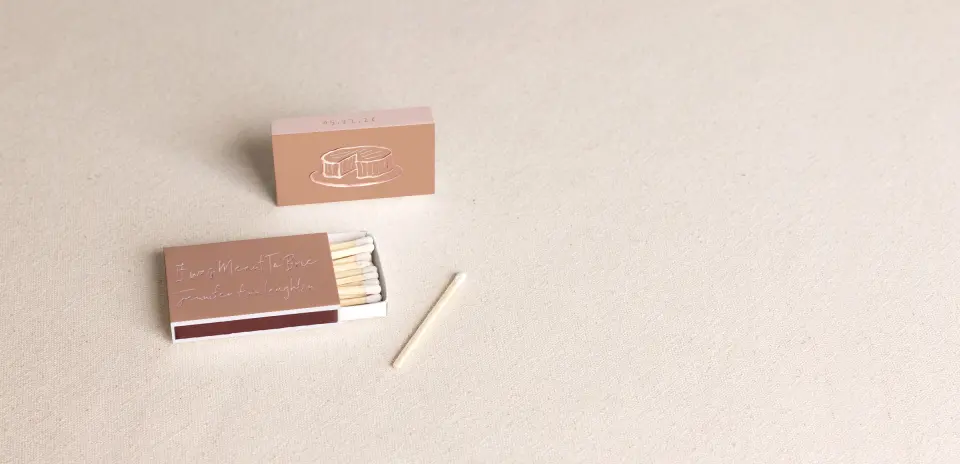 Personalized Matchboxes Front