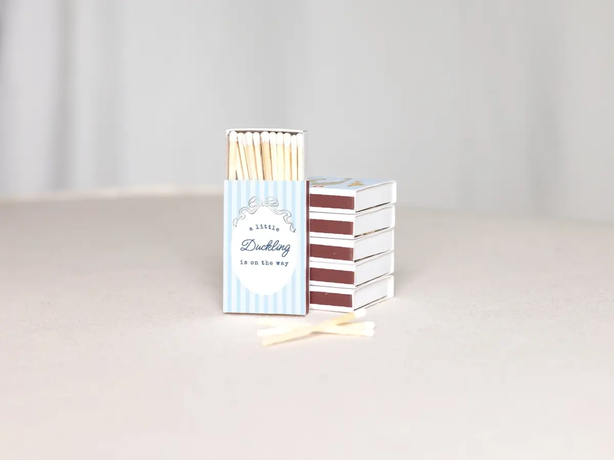 Personalized Matchboxes Back