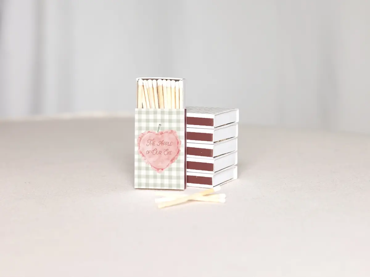 Personalized Matchboxes Back