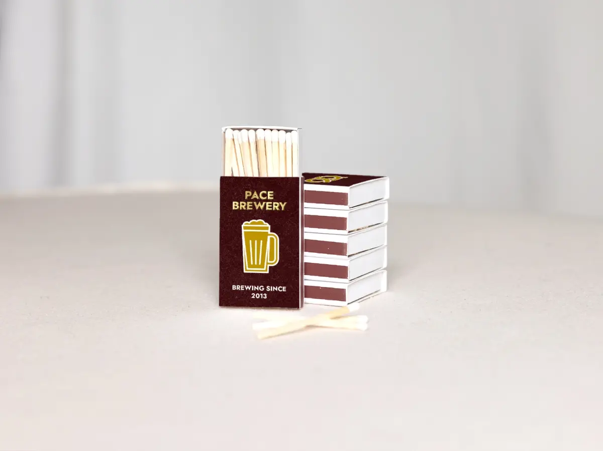 Personalized Matchboxes Back