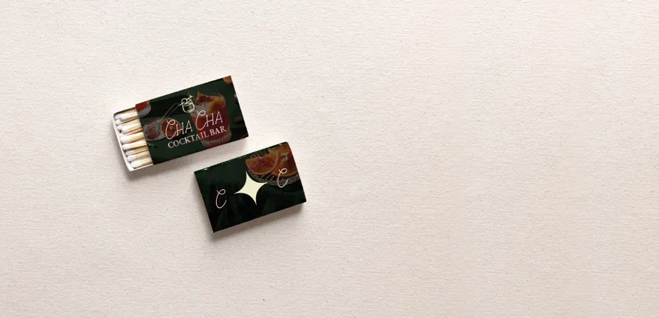 Personalized Matchboxes Front