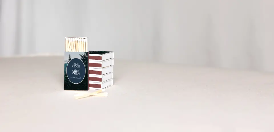 Personalized Matchboxes Back