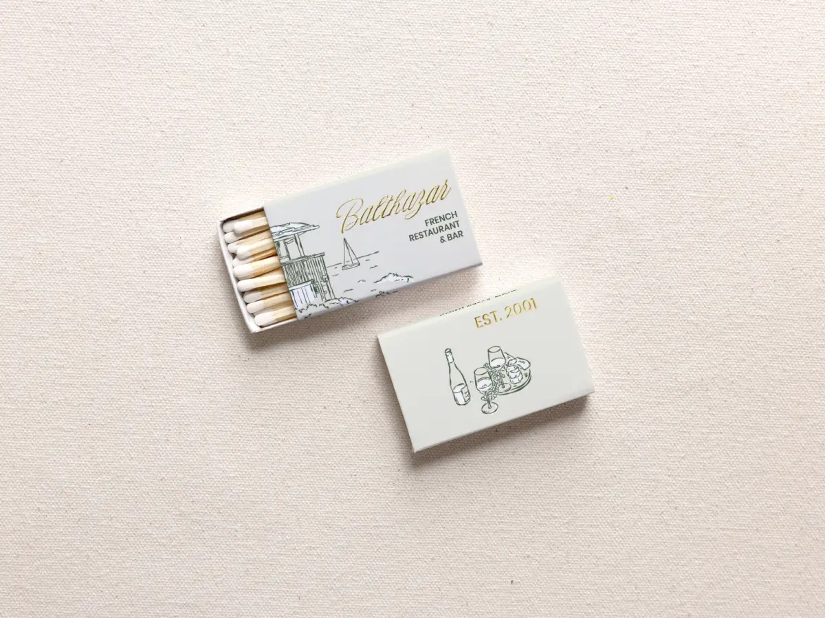 Personalized Matchboxes Front