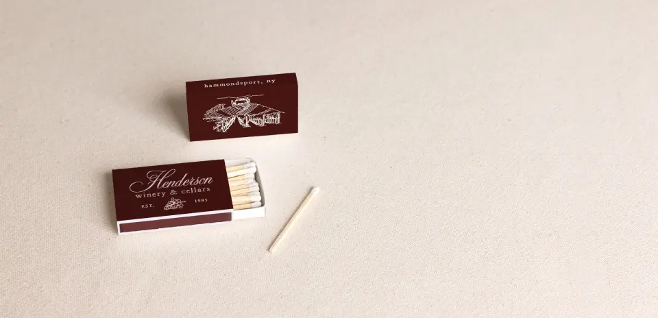 Personalized Matchboxes Front
