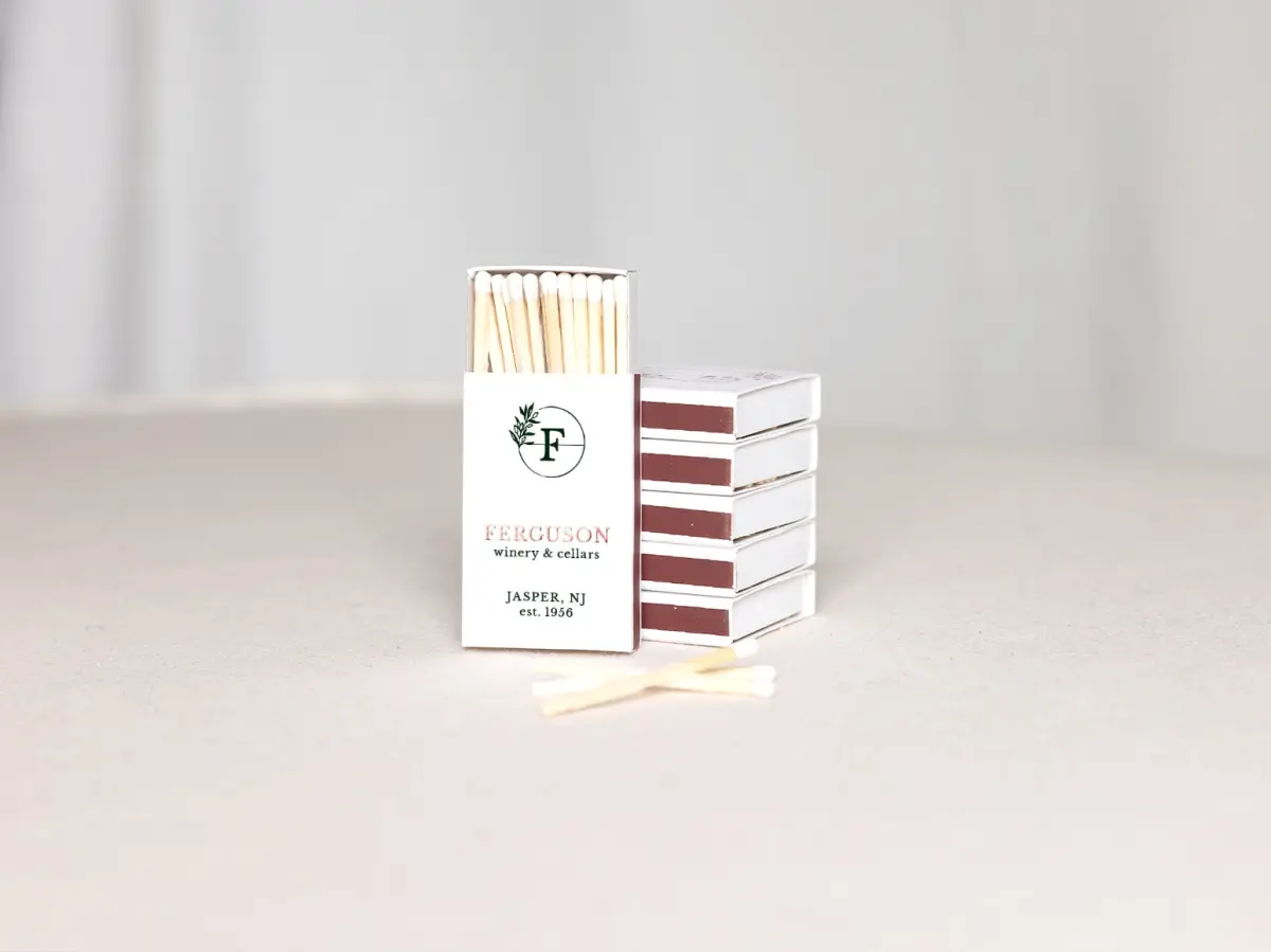 Personalized Matchboxes Back
