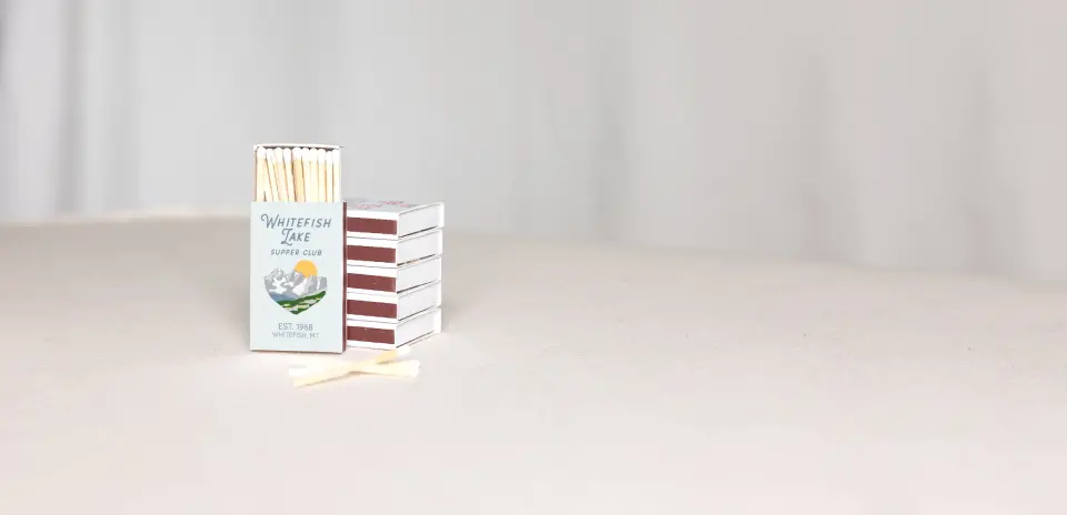 Personalized Matchboxes Back