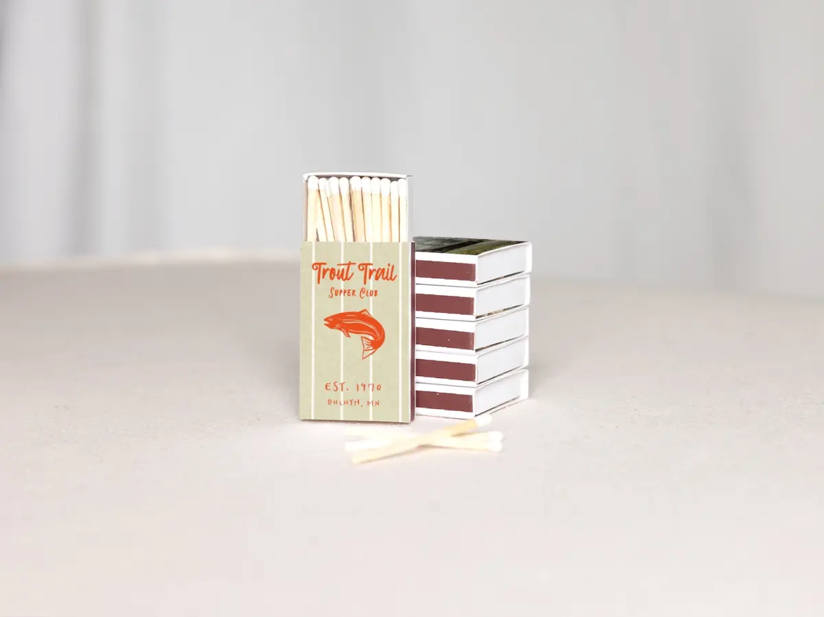 Personalized Matchboxes Back