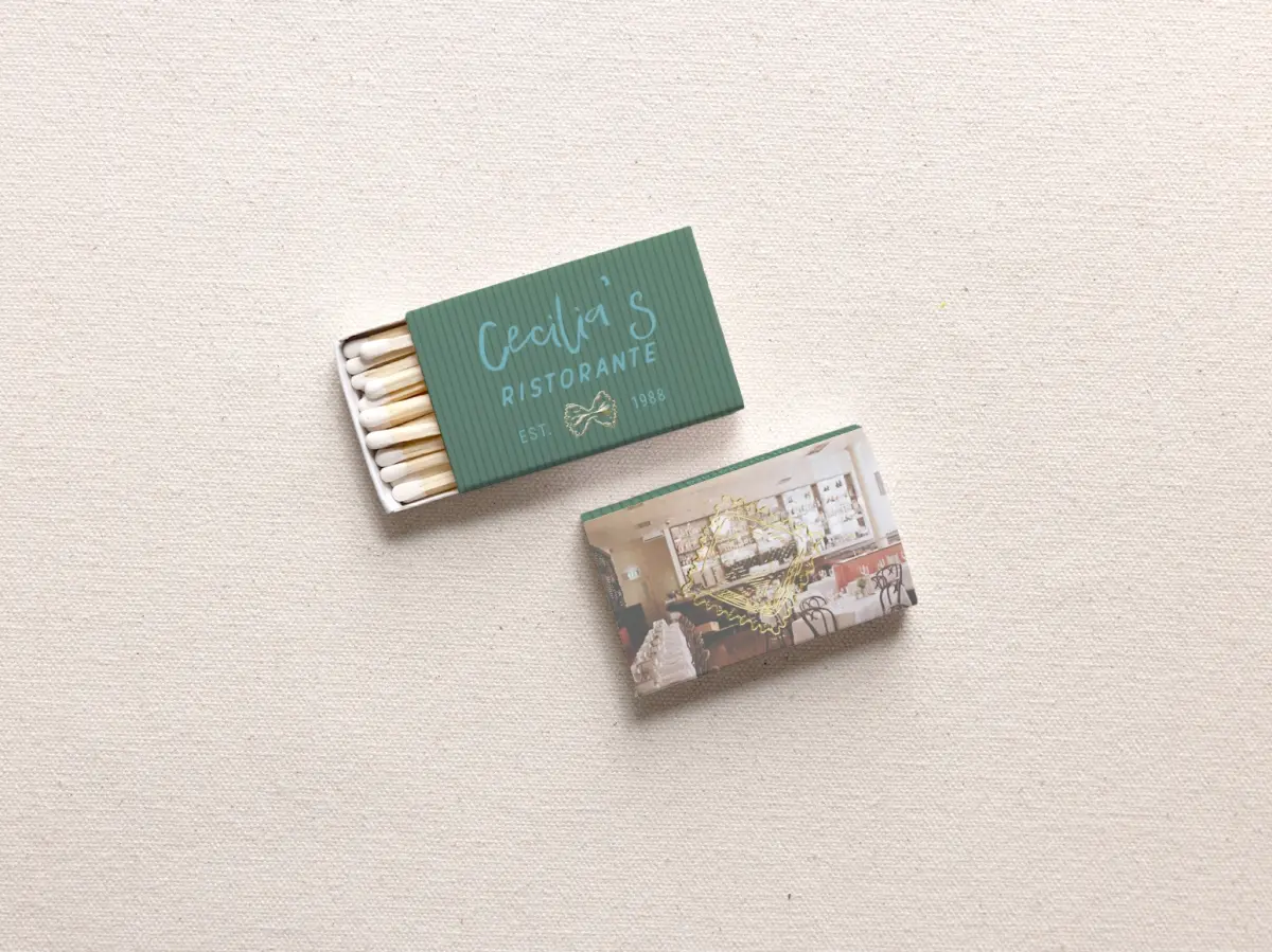 Personalized Matchboxes Front