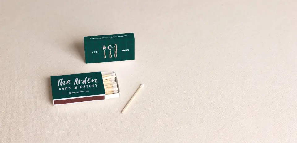 Personalized Matchboxes Front