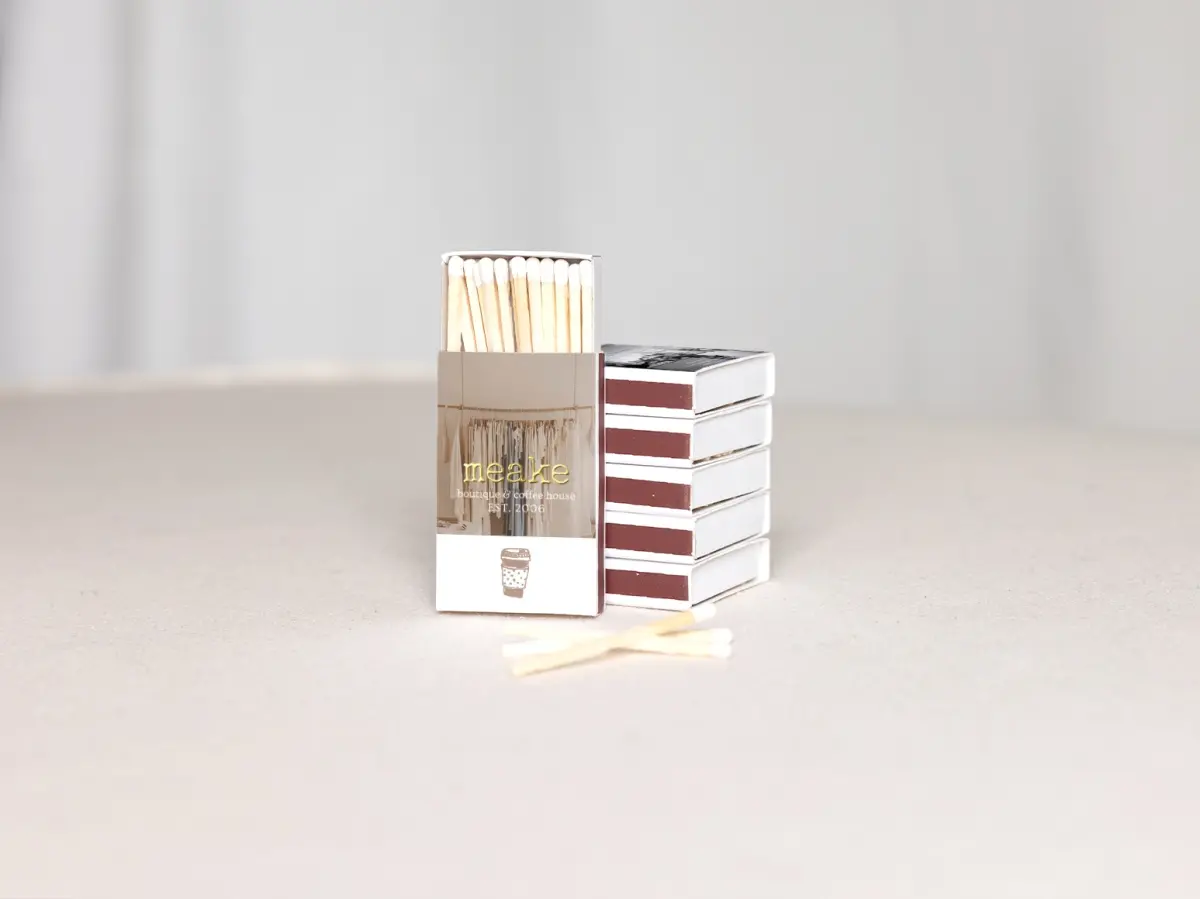Personalized Matchboxes Back