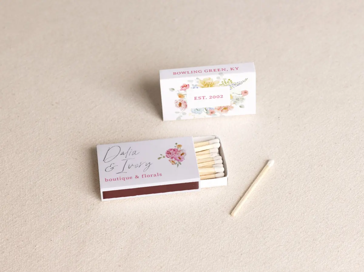 Personalized Matchboxes Front