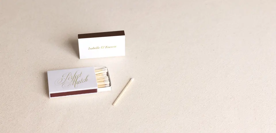 Personalized Matchboxes Front