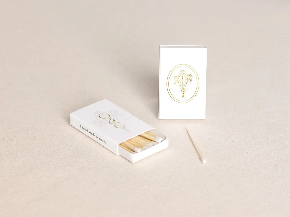 Personalized Matchboxes Front
