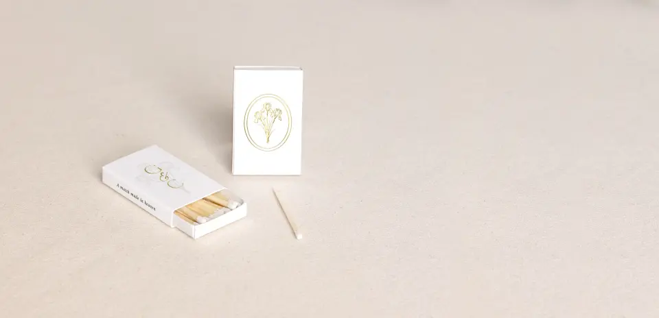 Personalized Matchboxes Front