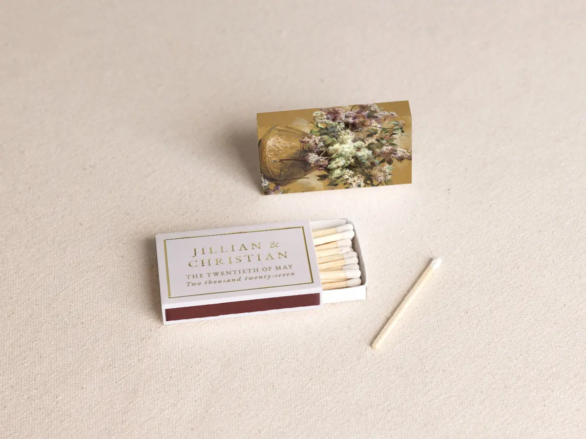Personalized Matchboxes Front