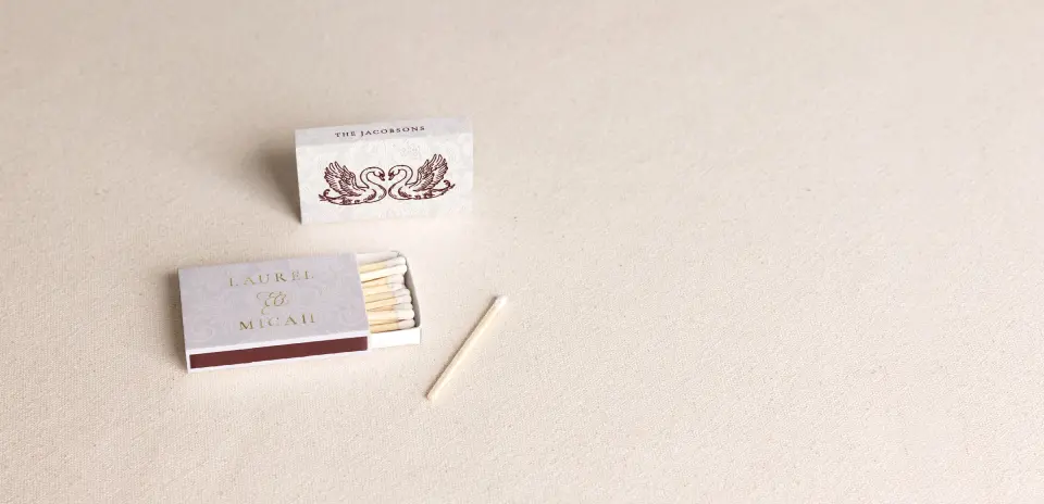 Personalized Matchboxes Front