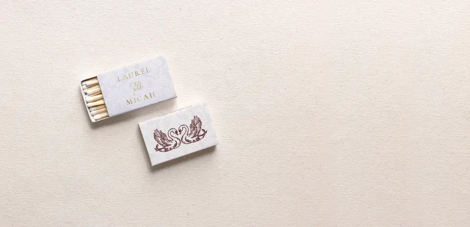 Personalized Matchboxes Front