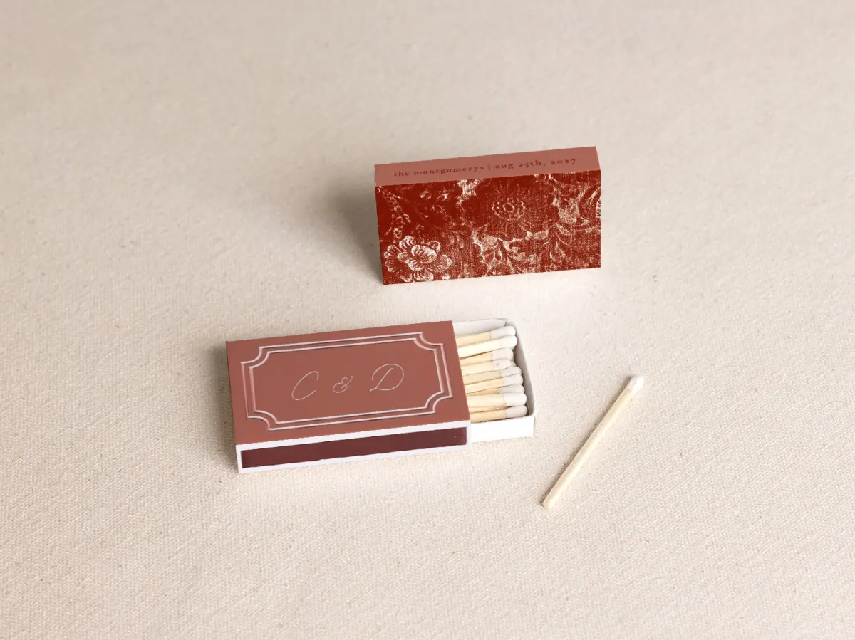 Personalized Matchboxes Front