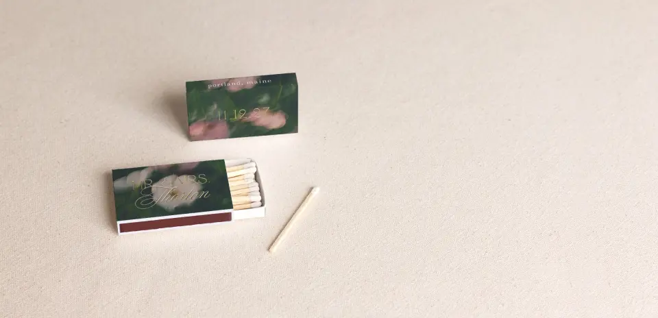 Personalized Matchboxes Front