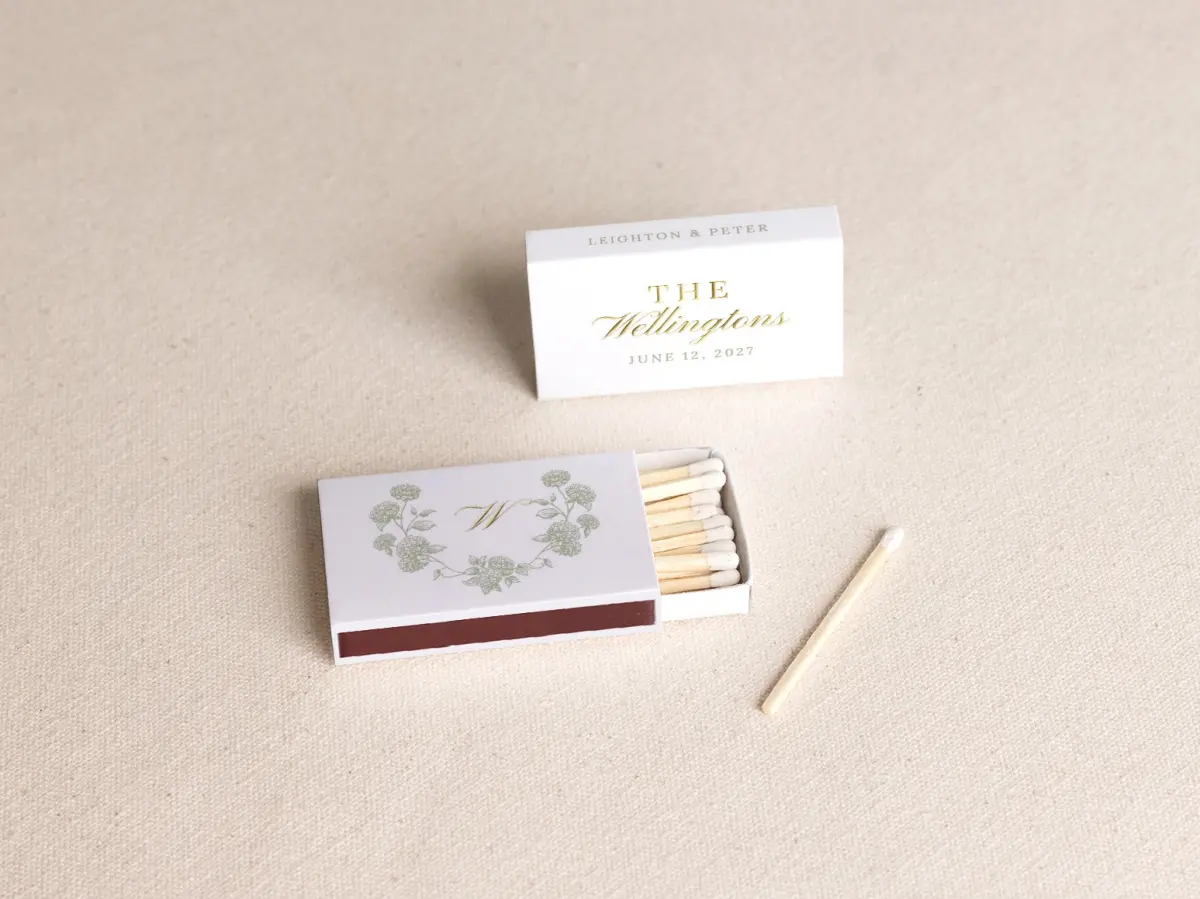 Personalized Matchboxes Front