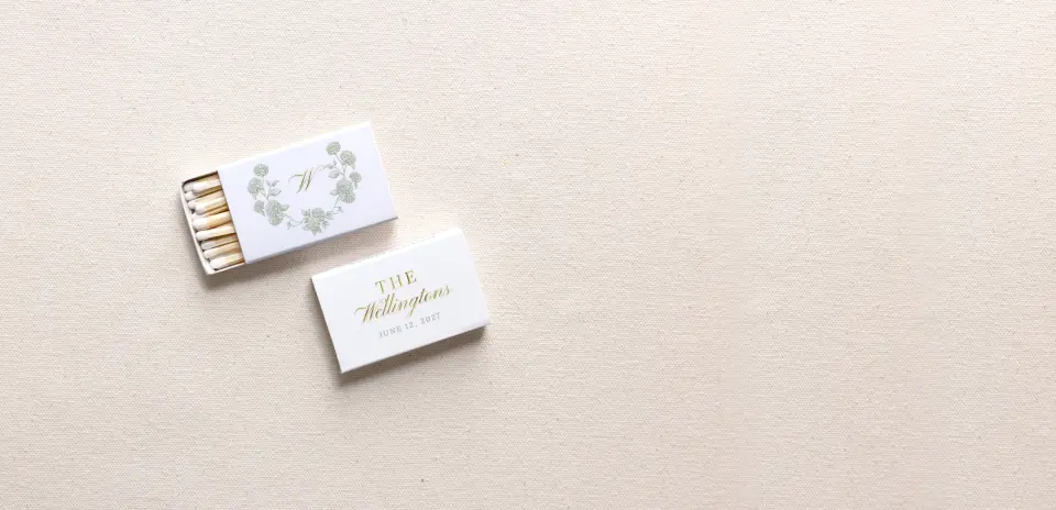 Personalized Matchboxes Front
