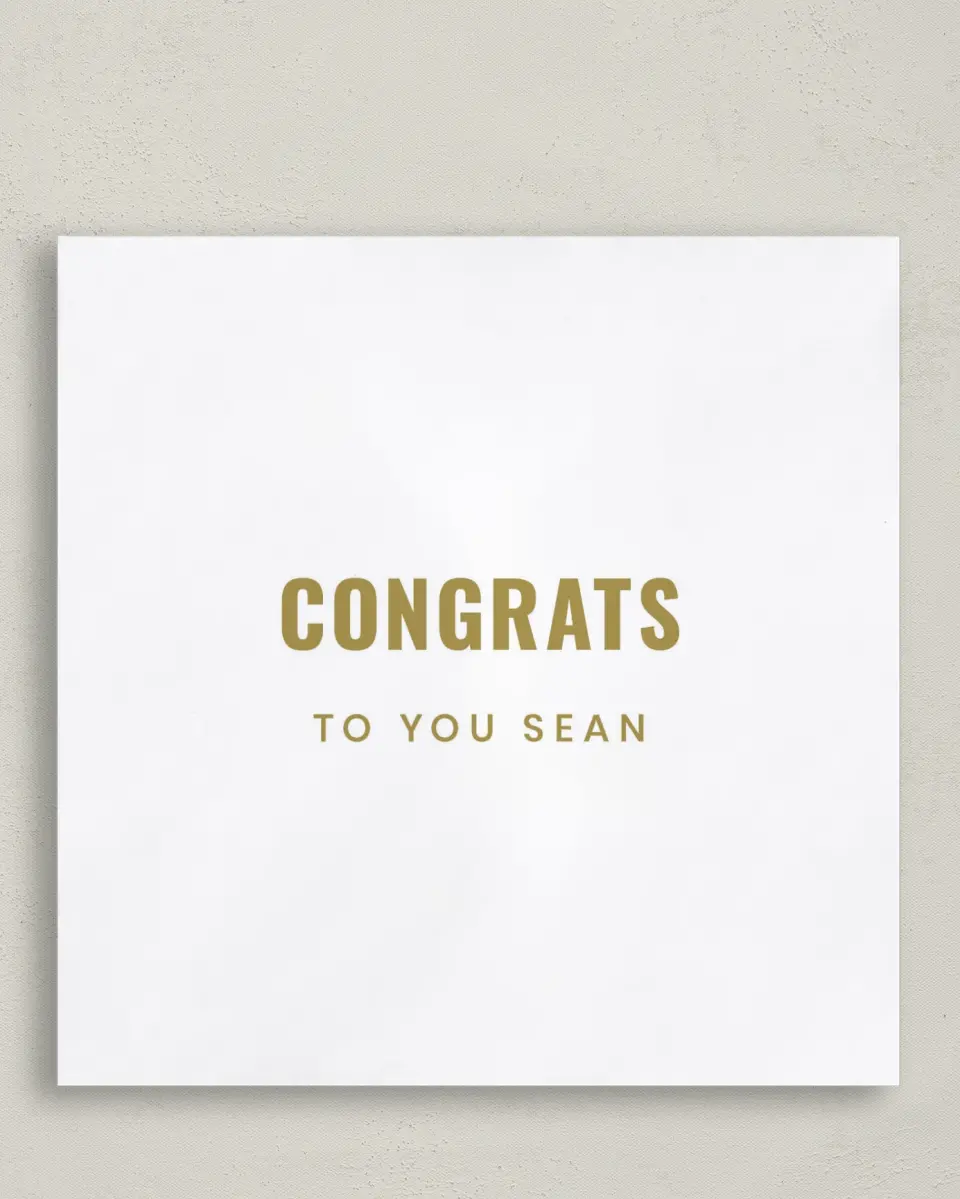 This is a 6½" x 6½" Graduation Napkin called Final Stretch printed in full color