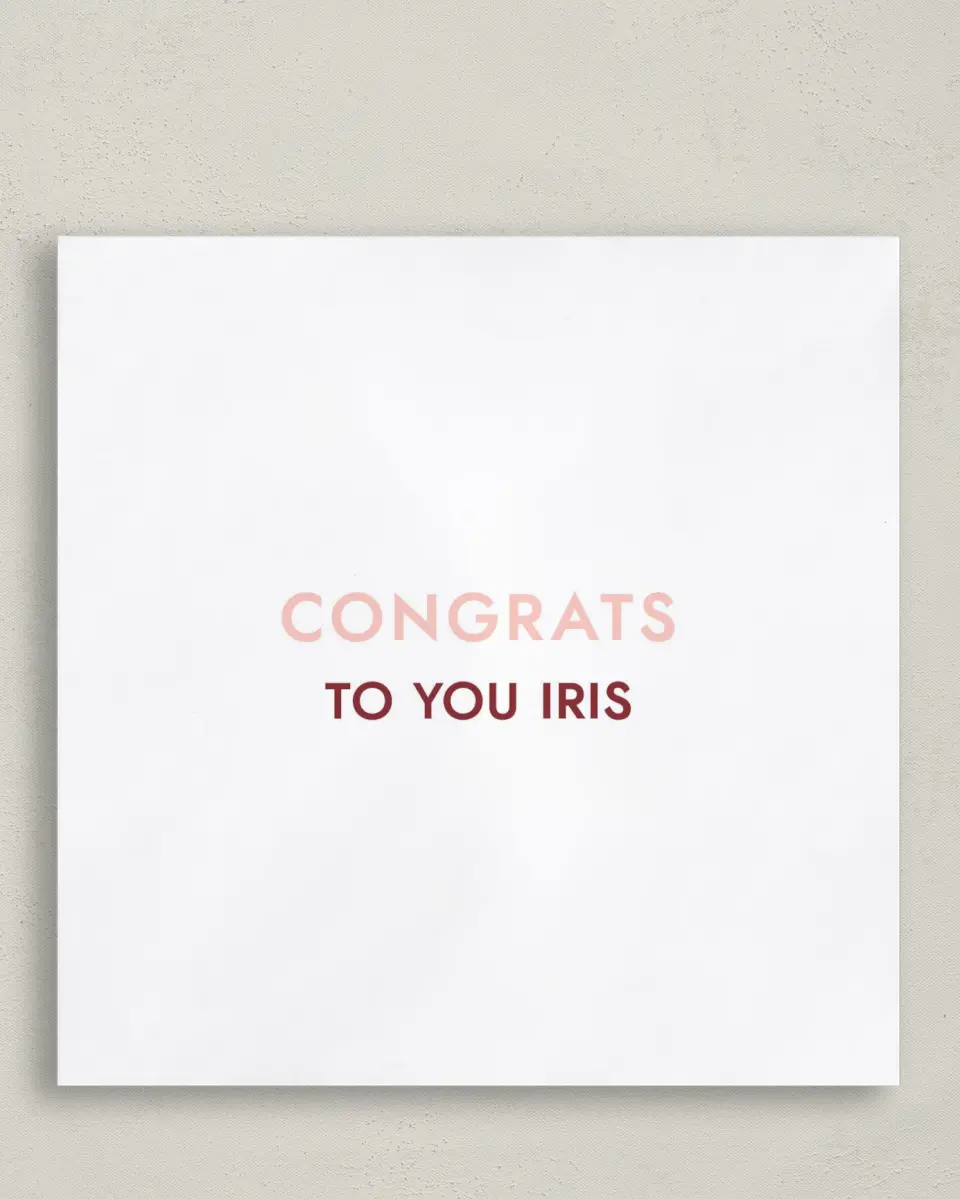This is a 6½" x 6½" Graduation Napkin called Striped Admiration printed in full color