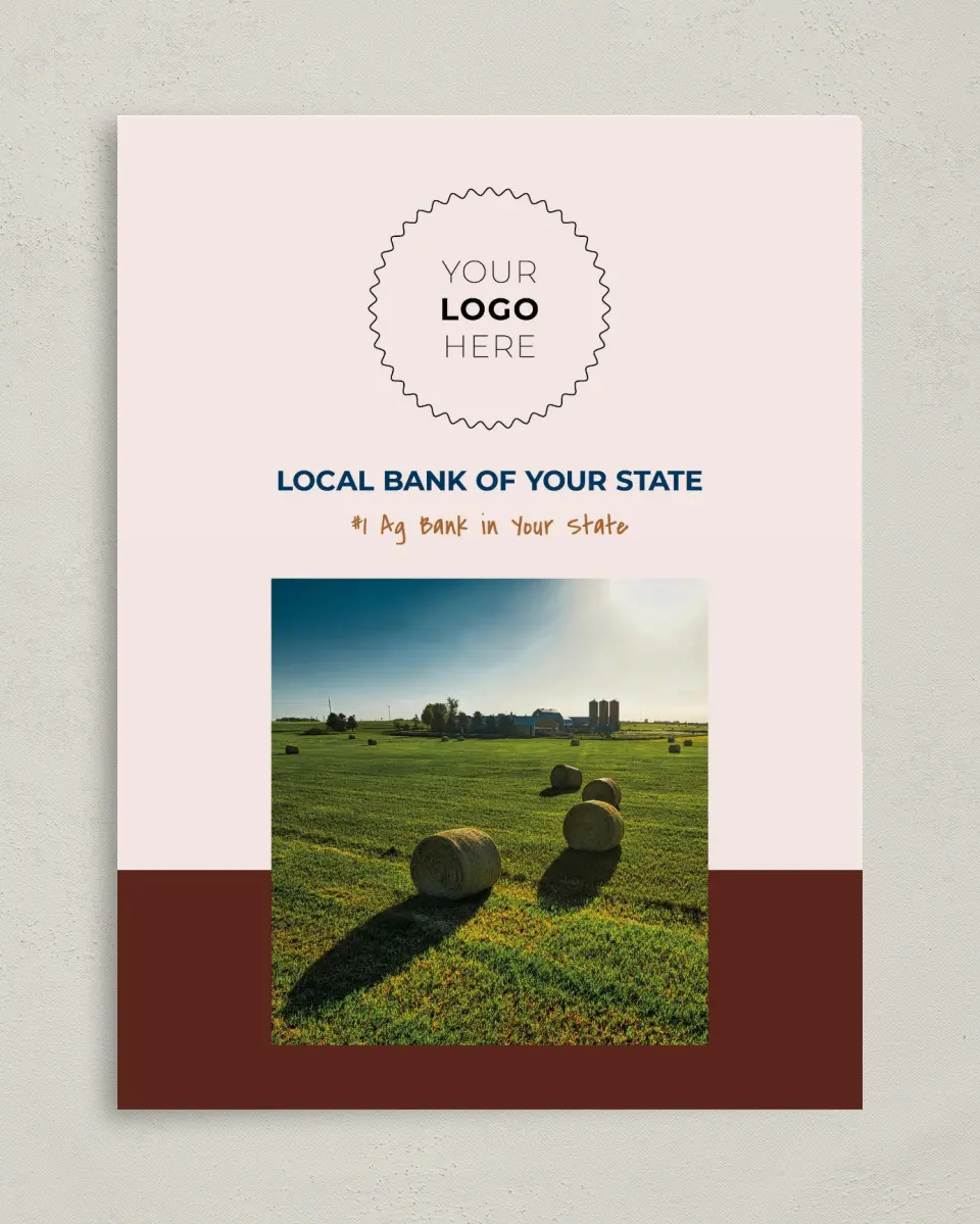 This is a 9" x 12" Custom Presentation Folders with Single Pocket called Cultivating Growth printed in full color on Gloss Finish paper