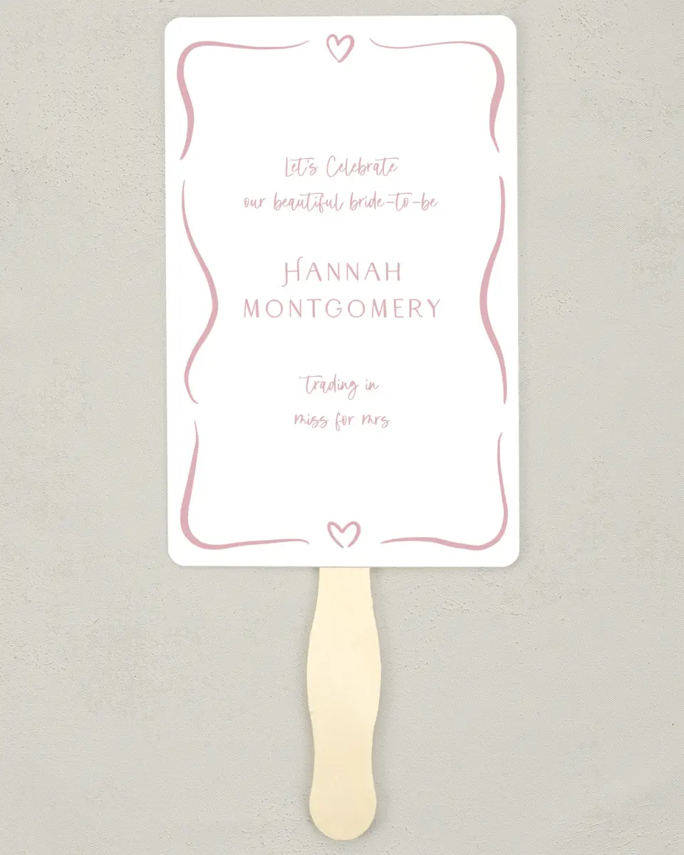 This is a 5" x 7⅞" Bachelorette Party Thank You Card called Going to the Chapel printed in full color on Premium Smooth paper