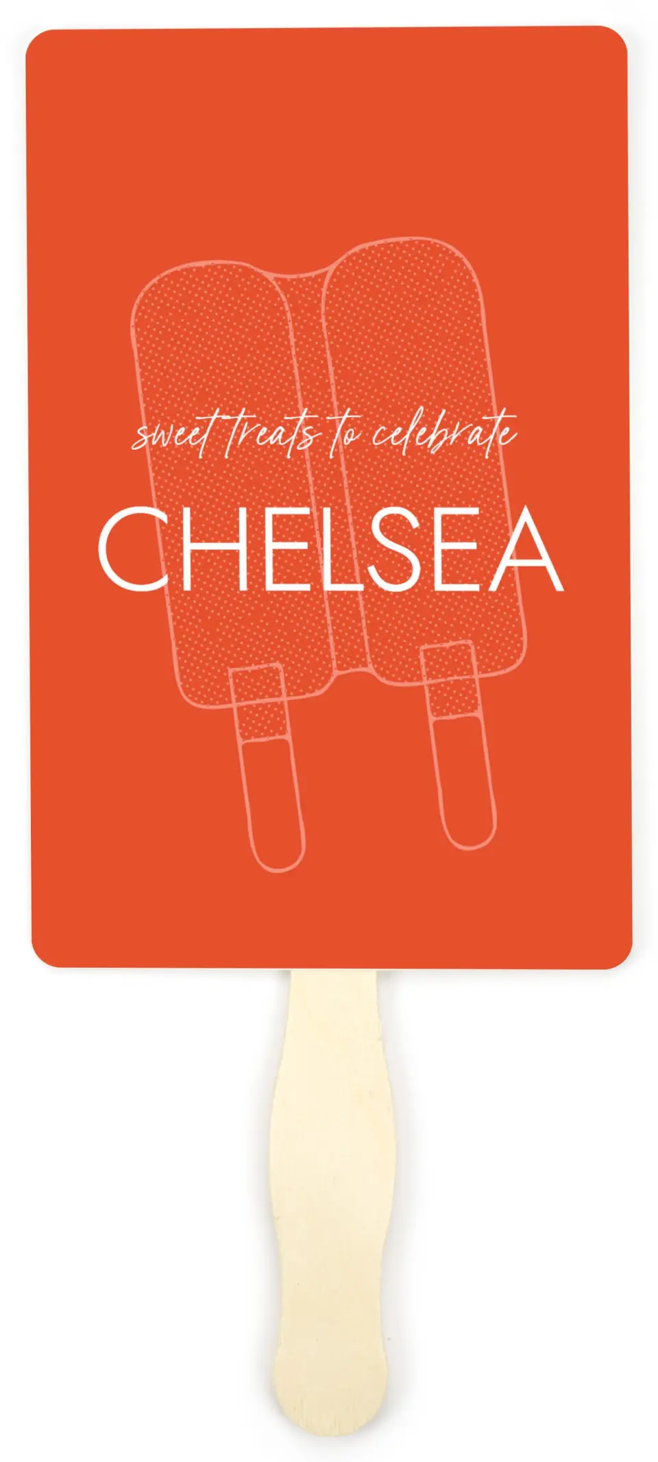This is a 5" x 7⅞" Bachelorette Party Thank You Card called Sweet Treats printed in full color on Premium Smooth paper