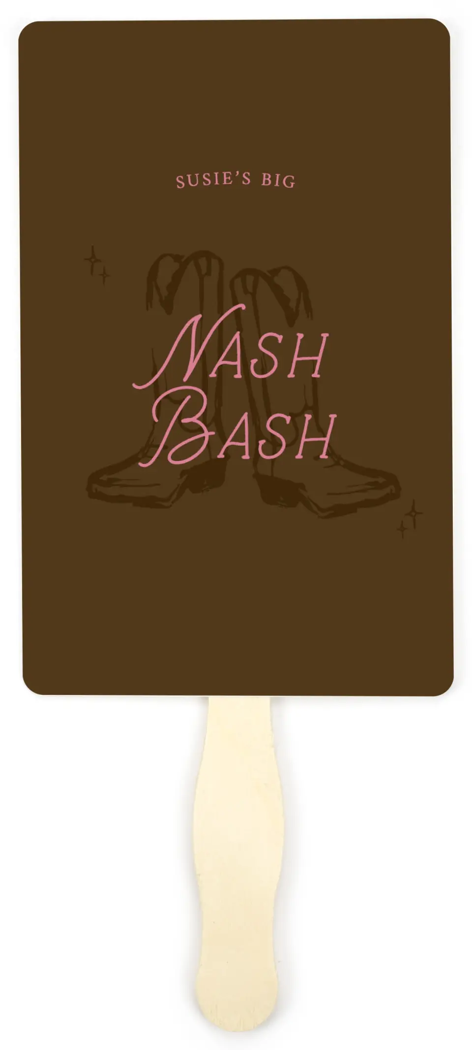 This is a 5" x 7⅞" Bachelorette Party Thank You Card called Nash Bash printed in full color on Premium Smooth paper