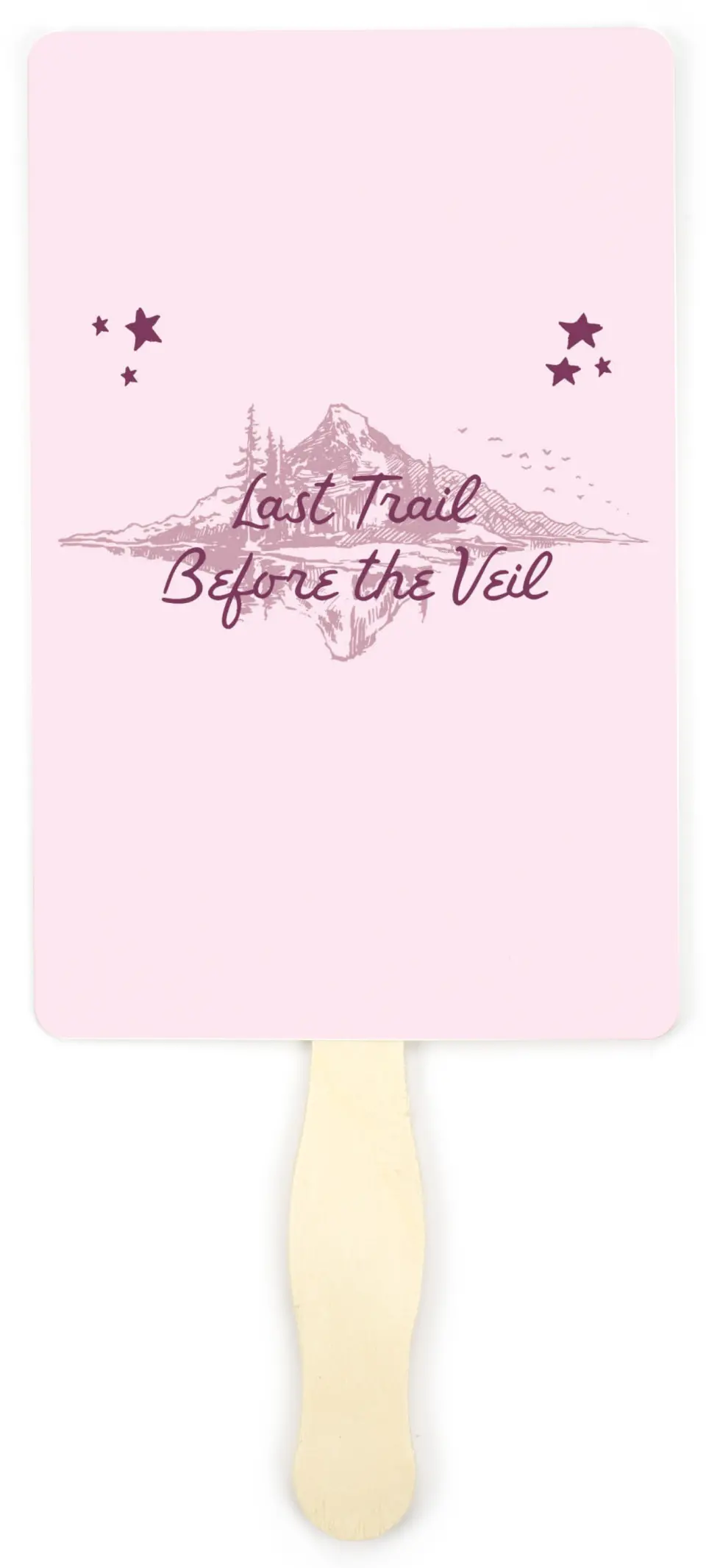 This is a 5" x 7⅞" Bachelorette Party Thank You Card called Last Trail printed in full color on Premium Smooth paper