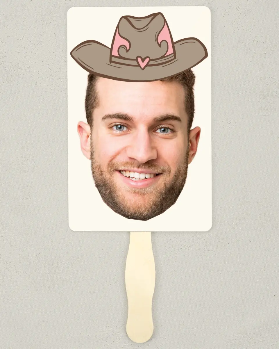 This is a 5" x 7⅞" Bachelorette Party Thank You Card called Cowgirls & Cocktails printed in full color on Premium Smooth paper