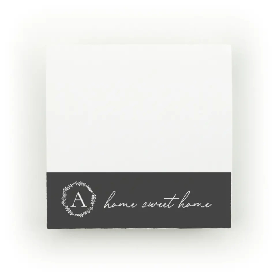 This is a 3" x 3" Post-it Note called Foliage Circle printed in full color