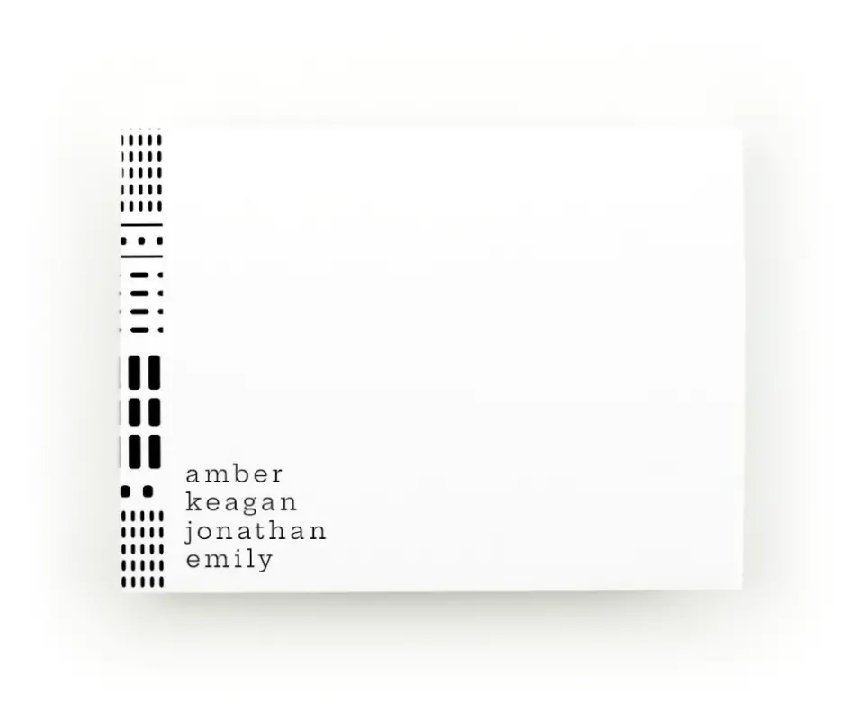 This is a 4" x 3" Post-it Note called Love's List printed in full color