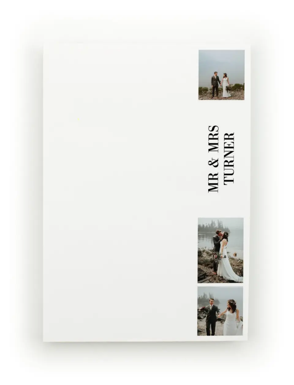 This is a 4" x 6" Post-it Note called Photo Collage printed in full color