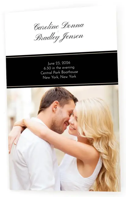 Vision of Love | Folded Wedding Programs