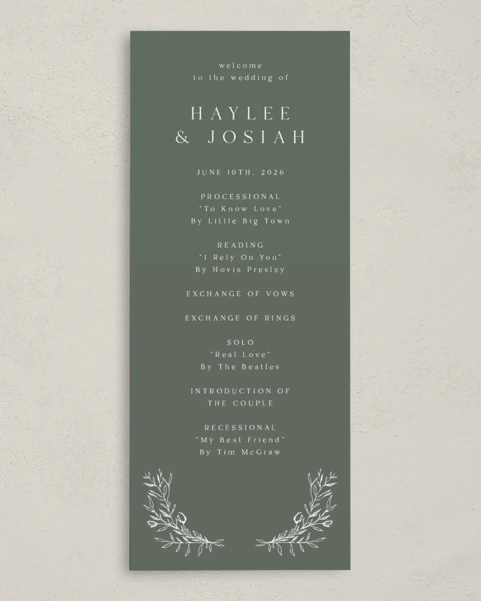 Wedding Programs