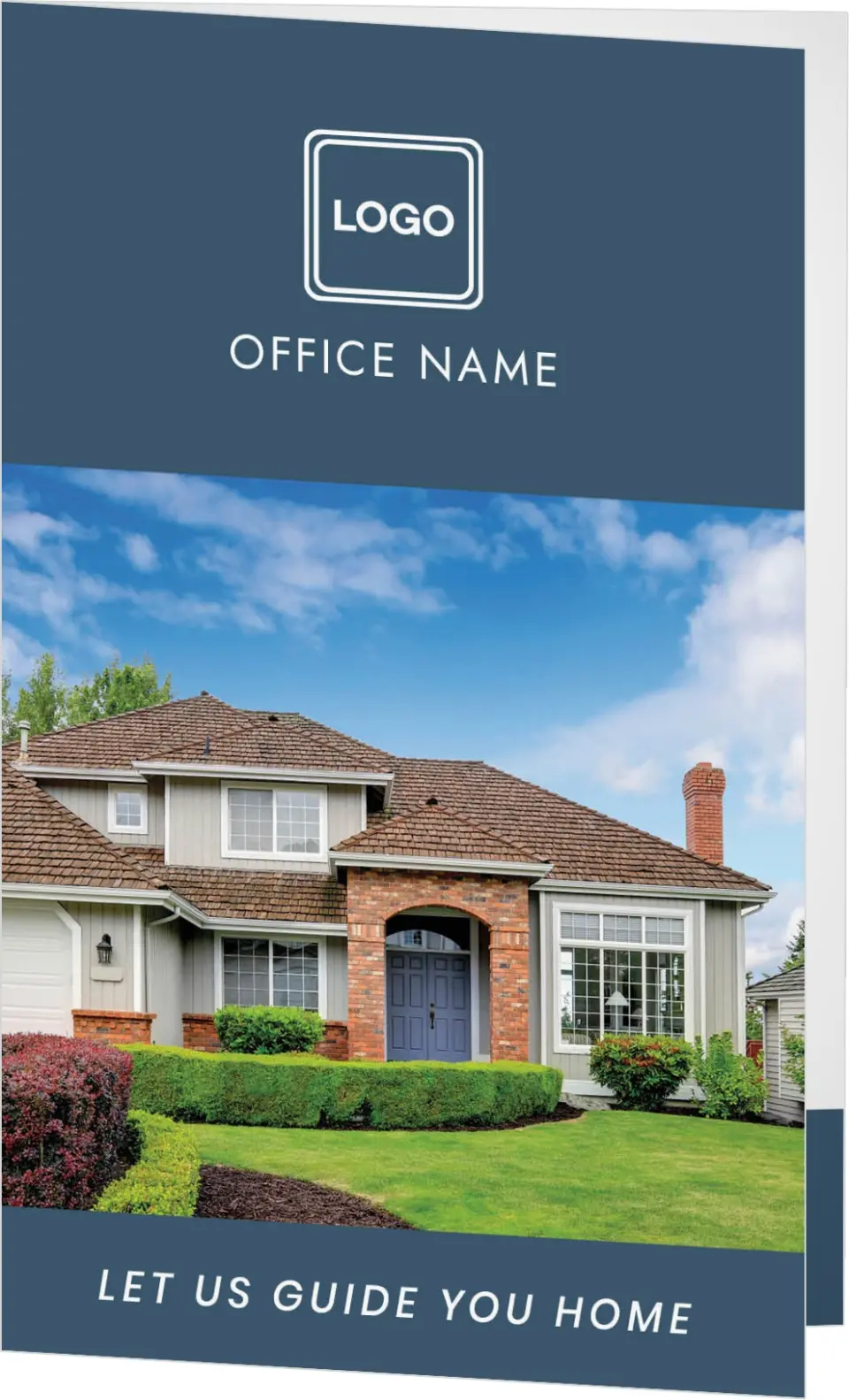 This is a 5" x 7⅞" Folded Brochure called Modern Frames printed in full color