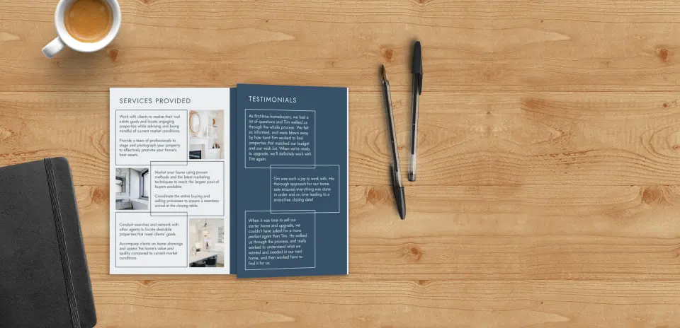 Brochure Flap Opening