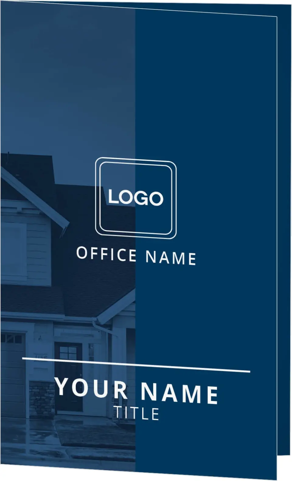 This is a 5" x 7⅞" Folded Brochure called Home Story printed in full color