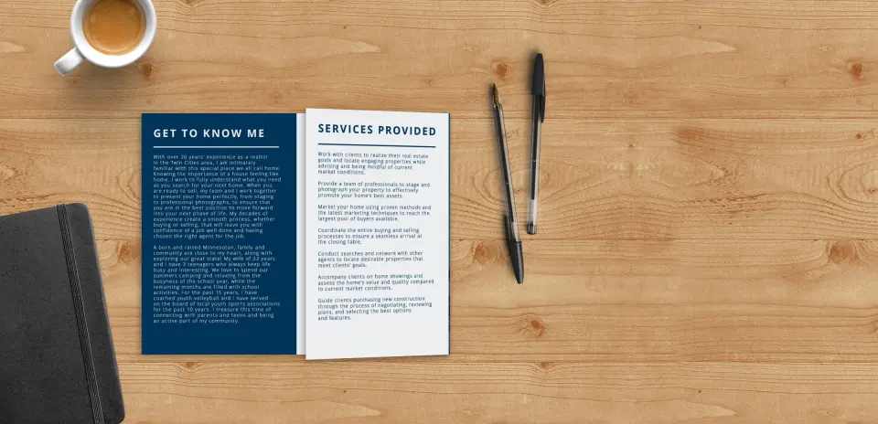 Brochure Flap Opening