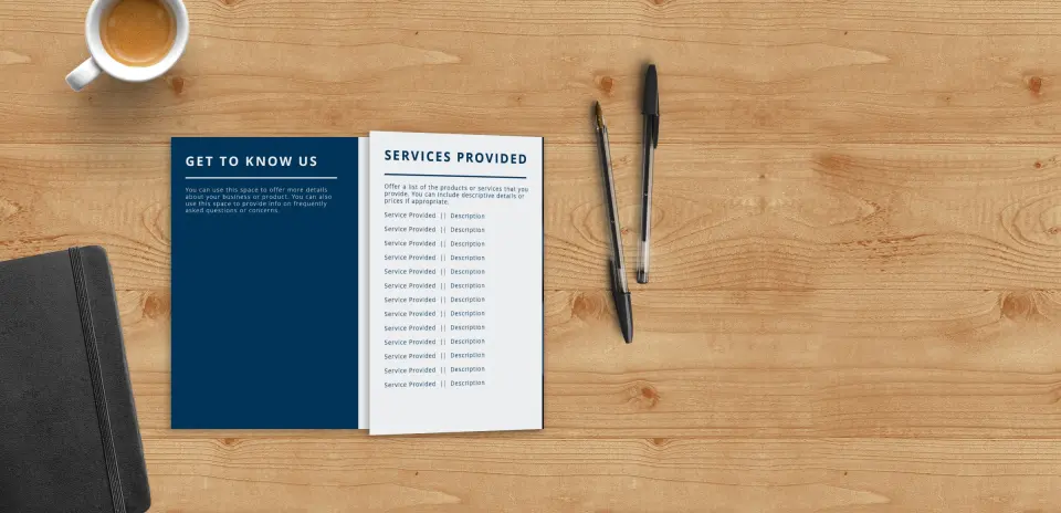 Brochure Flap Opening